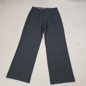 Abercrombie Fitch x Nicole Benefield Pants Men 32x32 Gray Pleated Dress Trousers